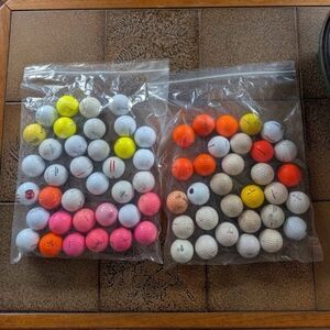 Vintage Variety Golf Balls assortment Unwashed